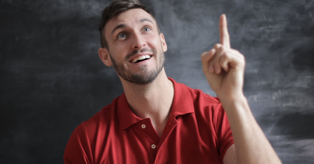 Man in Red Polo Shirt Thought a Good Idea